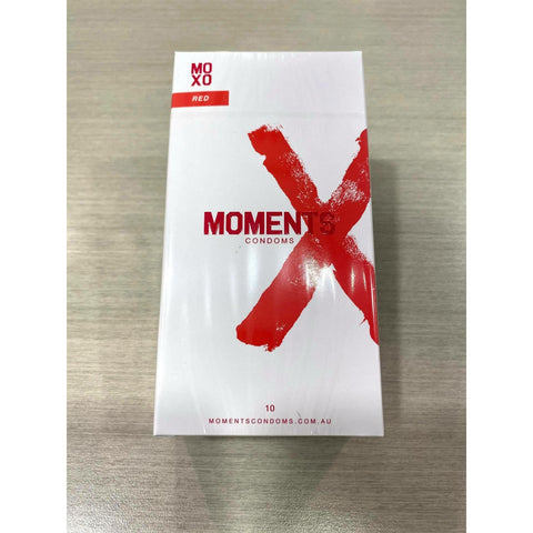 MOMENTS Red Condoms - 10 Pack