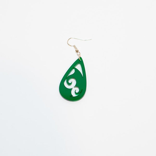 Green Ahi Drop Earrings - Fairy springs pharmacy