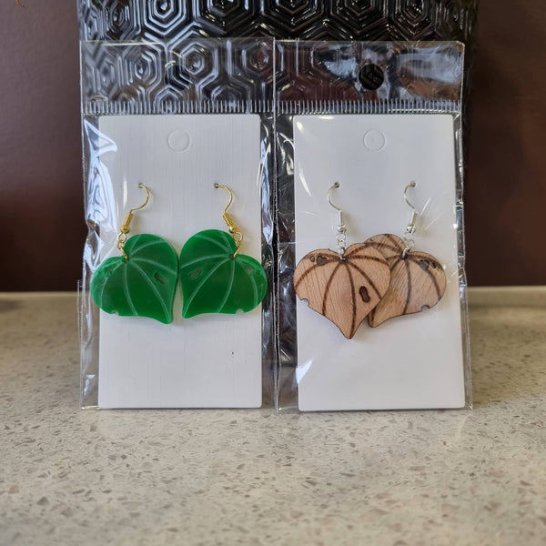 Kawakawa Leaves Earrings