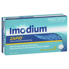 IMODIUM Zapid 2mg 12tabs - Fairy springs pharmacy