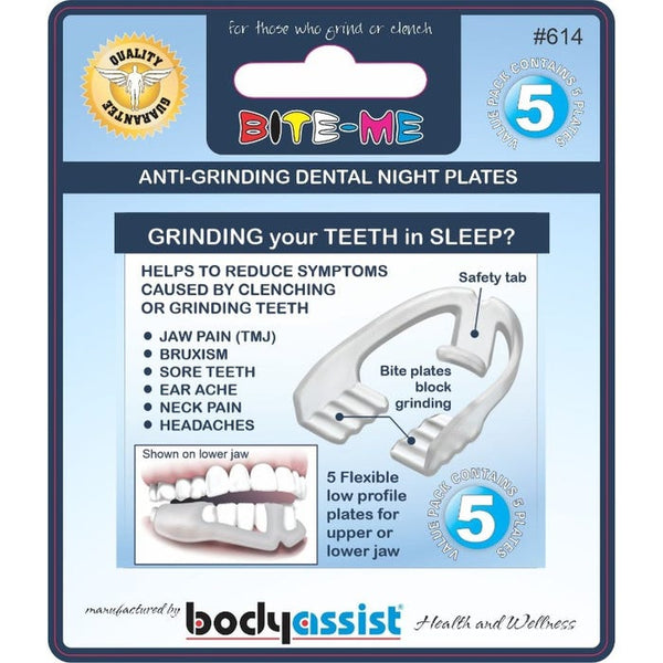 BITE-ME Anti-Grinding Dental Night Plates (5 Pack)