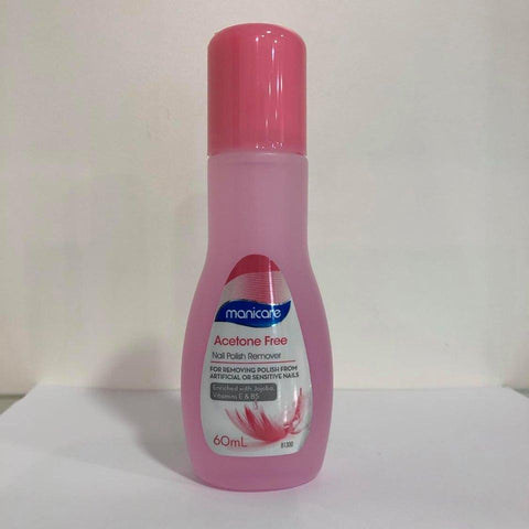 MANICARE Nail Polish Remover 60ml - Acetone Free - Fairy springs pharmacy