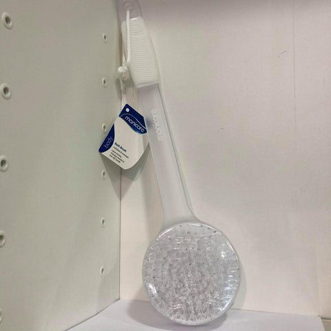 MANICARE Plastic Bath Brush White - Fairy springs pharmacy