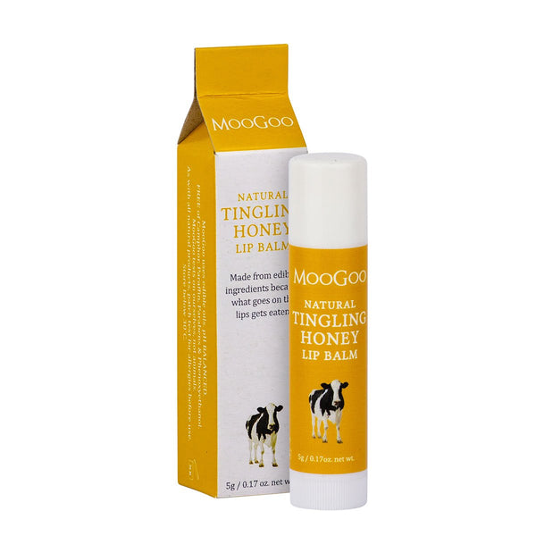 MOOGOO Lip Balm – Tingling Honey 5g