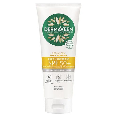 DERMAVEEN Daily Nourish Body Moisturiser SPF 50+