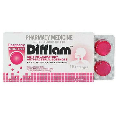 DIFFLAM Lozenges Raspberry