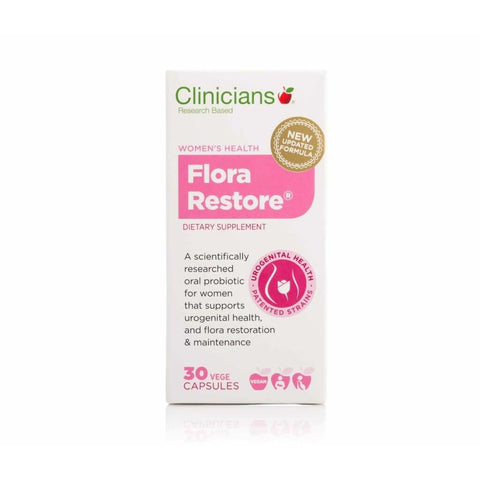 Clinicians Flora Restore 30 caps - Fairy springs pharmacy