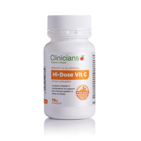 Clinicians Hi-Dose Vit C Powder 75g - Fairy springs pharmacy