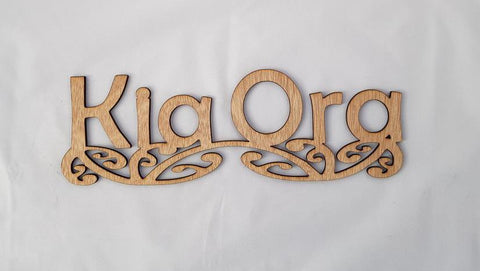 Sign Art "Kia Ora" Marine Plywood - Fairy springs pharmacy