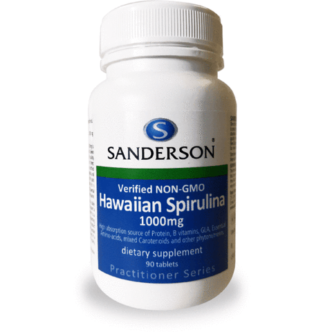 SANDERSON Hawiian Spirulina 90 Tablets