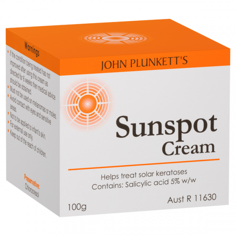 JOHN PLUNKETT'S Sunspot Cream 100g