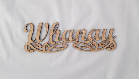 Sign Art "Whanau" Marine Plywood - Fairy springs pharmacy