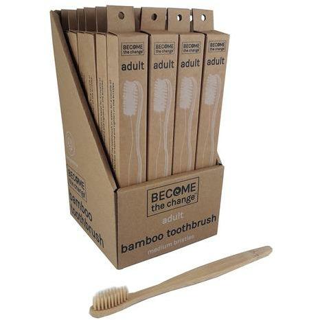 Toothbrush Bamboo Adult - Medium