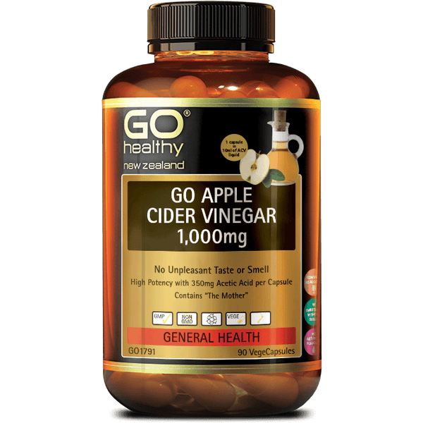 GO Apple Cider Vinegar 90 VegeCapsules - Fairy springs pharmacy