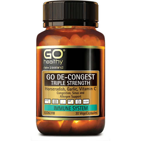 GO De-Congest Triple Strgth 30 Capsules - Fairy springs pharmacy