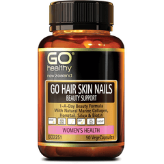 GO HAIR SKIN NAILS BEAUTY SUPPORT 50 Capsules - Fairy springs pharmacy