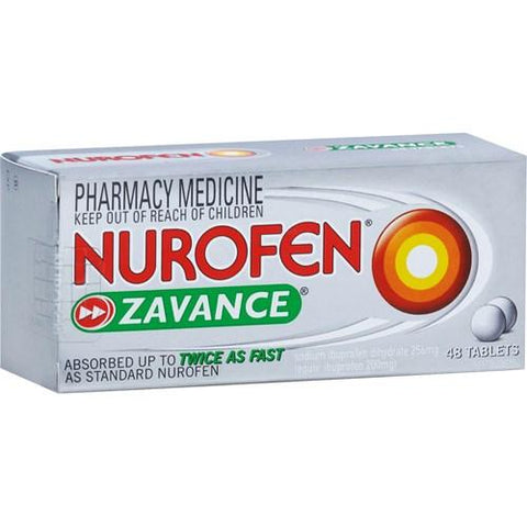 NUROFEN ZAVANCE Tablets 48s - Fairyspringspharmacy