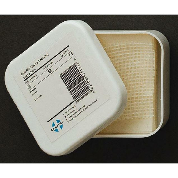 Bamford Paraffin Gauze Dressing 5cm x 5cm - Fairy springs pharmacy