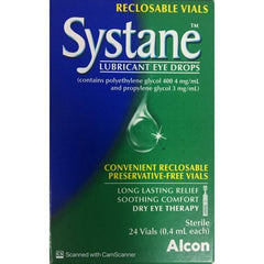 Systane Lubricating Eye Drops 24 Vials