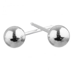 Silver Ball 5mm Earrings - Fairy springs pharmacy