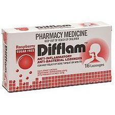 DIFFLAM Lozenges Raspberry - Fairyspringspharmacy