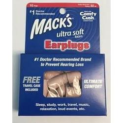 MACKS Ultrasafe Sound Foam Earplugs - Fairyspringspharmacy