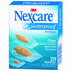 Nexcare Waterproof - Assorted 20 pack - Fairy springs pharmacy