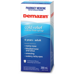 DEMAZIN Clear Syrup 200ml - Fairyspringspharmacy