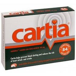 CARTIA Tab 100mg 84 tabs - Fairyspringspharmacy