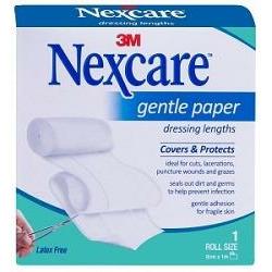 Nexcare Gentle Paper - 8cm x 1m - Fairy springs pharmacy