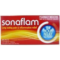 SONAFLAM Naproxen USP 275mg 24caps - Fairyspringspharmacy