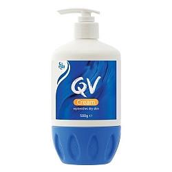 EGO QV Cream Pump 500g - Fairy springs pharmacy