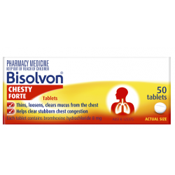 BISOLVON Chesty Forte Tablets - Fairyspringspharmacy