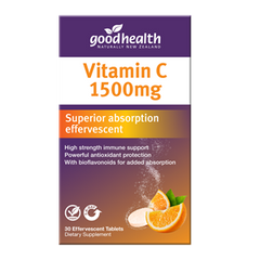 Good Health Vitamin C 1500mg - 30 Effervescent Tablets